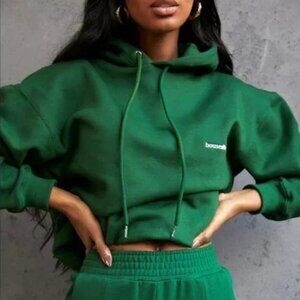 House of CB Halo Heavyweight Green Oversized Hoodie Sz S $105